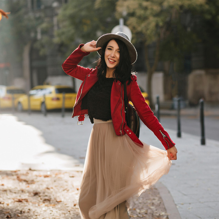 Cherry Red Paired With Midnight Blue Makes Powerful Style Statements Daily